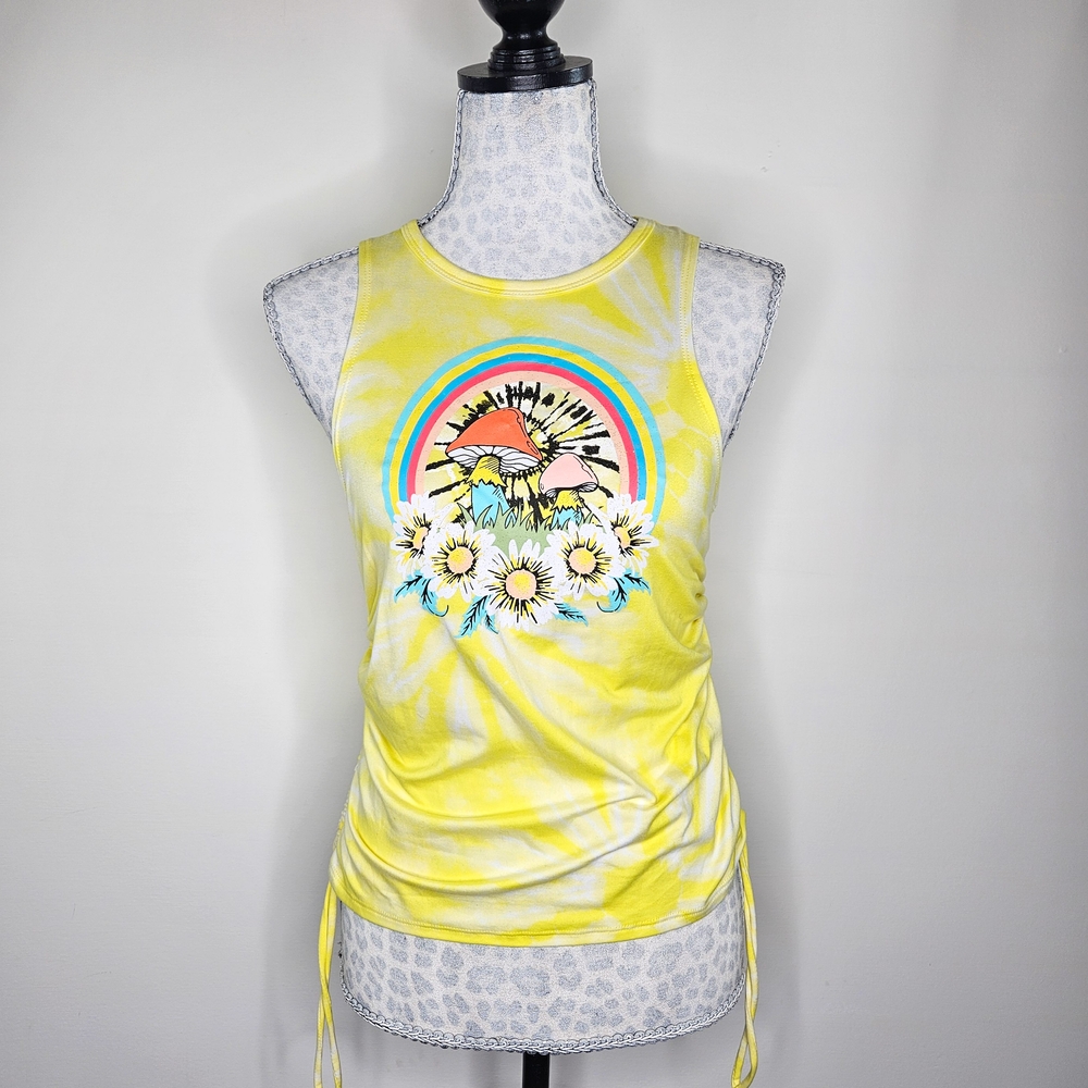 NWOT No Boundaries • Mushroom Tie Dye Tank Top